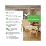 Tragbare Massageliege Bianca - Beige