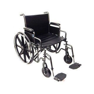 Extra breiter Rollstuhl, 61 cm verstärkter Rahmen – Gewichtskapazität: 225 kg