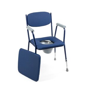 Gepolsterter Toilettensitz Blau TIM