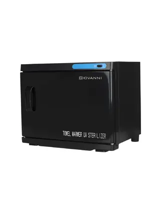 Handtuchwärmer mit UV-Sterilisator 23 Liter Schwarz
