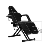 Pro Ink 610 elektrischer Tattoo-Stuhl schwarz