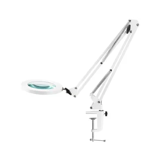 Lupenleuchte für Tischplatte GLOW 308 weiß