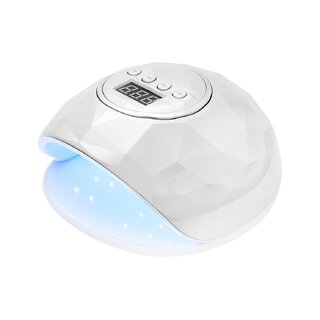 UV-LED-Lampe, glänzend, 86 W, weiß/silberne Perlmutt