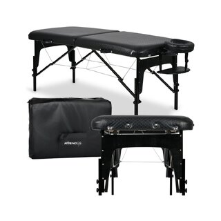 Tragbare Massageliege exklusiv Estetic Black