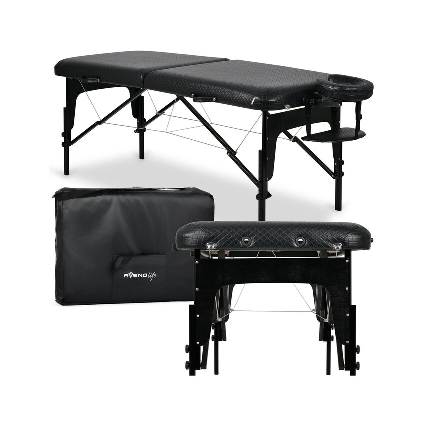 Tragbare Massageliege exklusiv Estetic Black