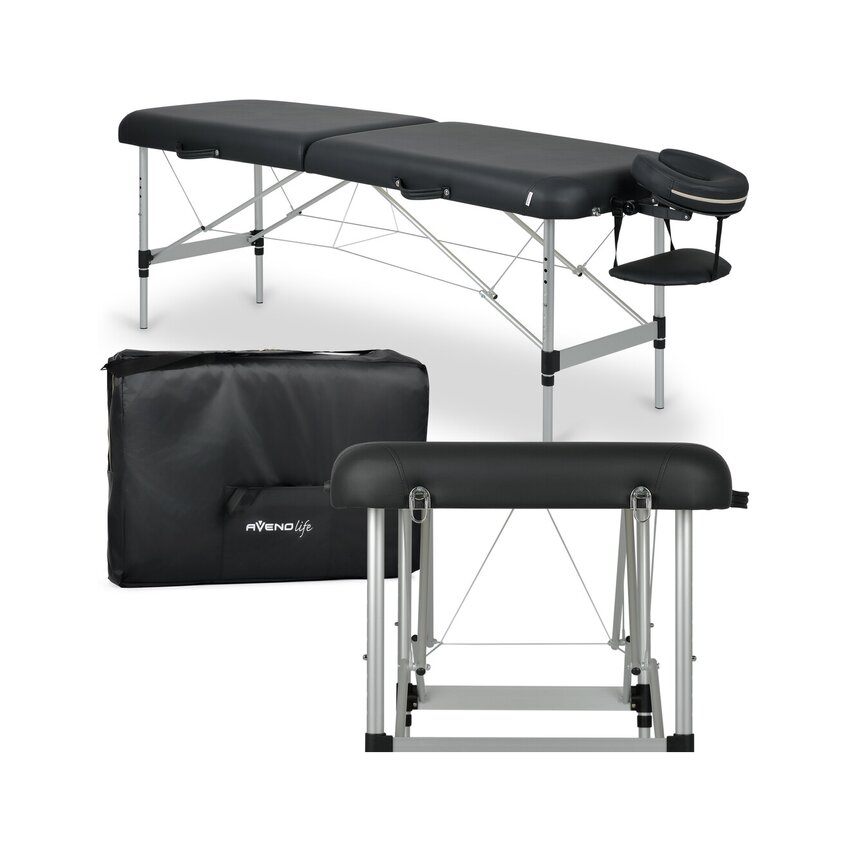 Tragbare Massageliege exklusiv Estetic Black Comfy Base K515