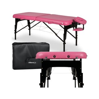 Tragbare Massageliege exklusiv Estetic Rosa