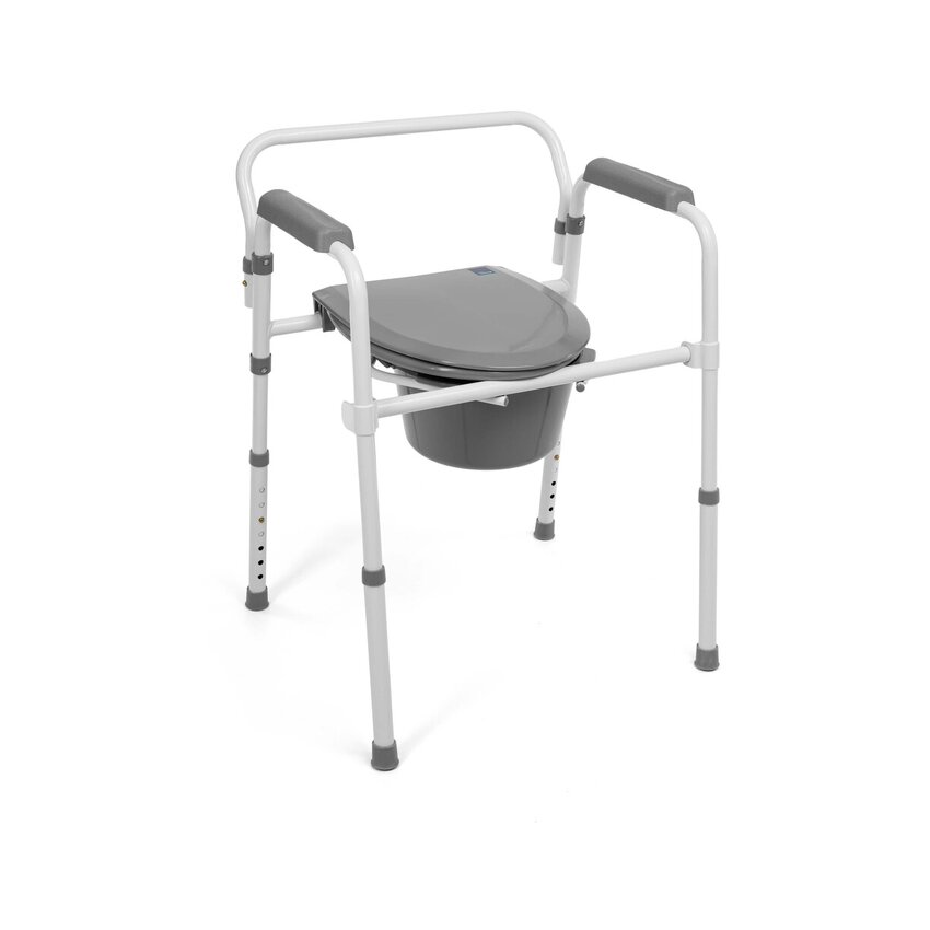 Klappbarer Toilettensitz mit Schnellverschluss