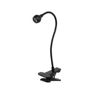 UV-LED-Schlangenlampe für Schreibtisch, schwarz