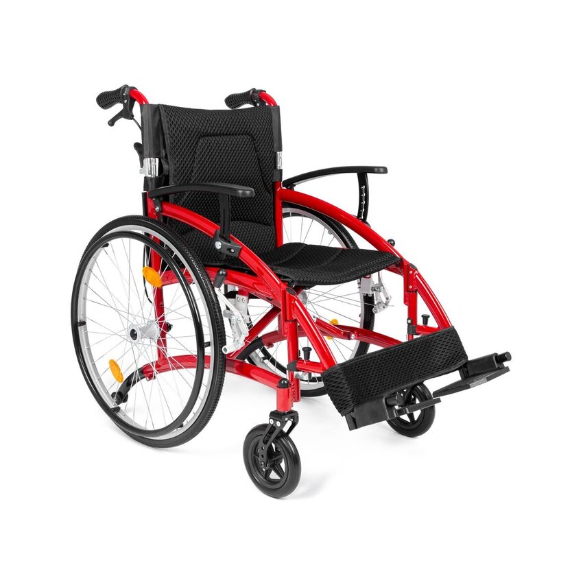 Leichter Rollstuhl mit Aluminiumrahmen - Nur 13,7 kg - Faltbar