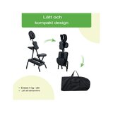 Energy-Massagesessel – schwarz