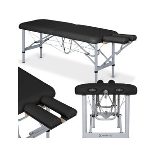Chiro UltraLux 19, tragbarer Chiropraktiktisch - Schwarz