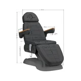 Elektrischer Behandlungsstuhl SILLON Lux 273b 3 Motoren grau
