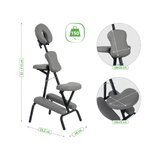 Energy-Massagesessel – grau