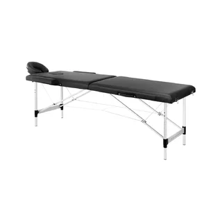 BALANCE Klappbarer Massagetisch aus Aluminium – Schwarz