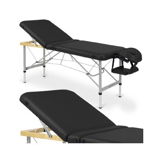 Massageliege Aluminium Aero Plus 60cm K015 Schwarz