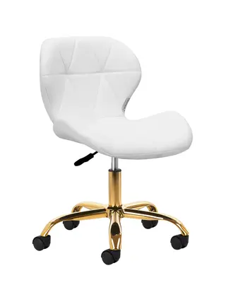 Schminkstuhl QS-06B – Weißgold