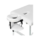 BALANCE Klappbarer Massagetisch aus Aluminium, dreiteilig – weiß