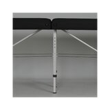 Massageliege Medmal Alu 70 Vinyl Flex K015 Schwarz