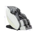 3D-Massagesessel Sakura Maximus 809 weiß grau