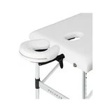 BALANCE Klappbarer Massagetisch aus Aluminium, dreiteilig – weiß