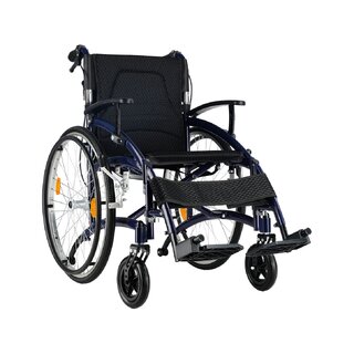 Leichtgewichtrollstuhl Leichtgewicht 12 KG Premium Aluminium, dunkelblau