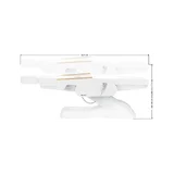 Elektrischer Behandlungsstuhl SILLON Lux 273b 3 Motoren weiß