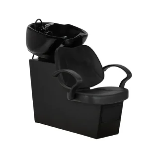 Shampoo-Stuhl Hair System Borneo - schwarz