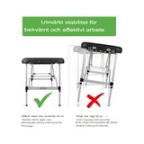 Tragbare Massageliege Adele 70 cm – Schwarz