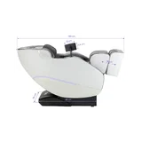 3D-Massagesessel Sakura Maximus 809 weiß grau