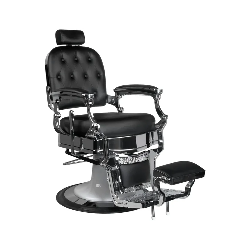 Gabbiano Retro Ernesto Friseurstuhl - Schwarz