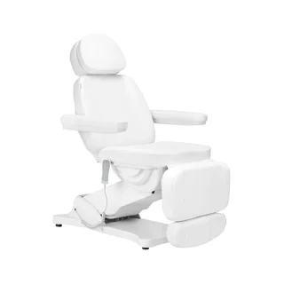 Elektrischer Behandlungsstuhl SILLON CLASSIC – 3 Motoren mit Heizung, weiß (2. Auflage)