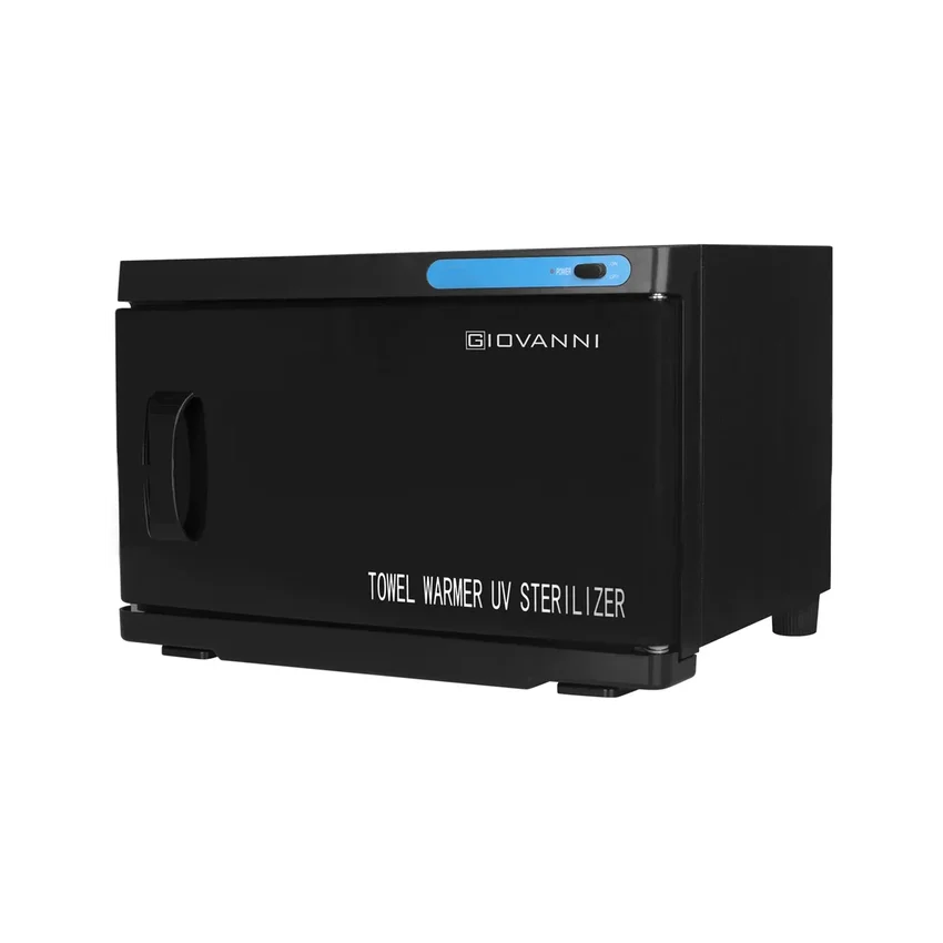 Handtuchwärmer mit UV-Sterilisator 16 Liter Schwarz