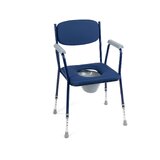 Gepolsterter Toilettensitz Blau TIM
