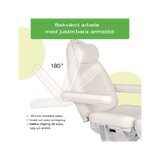 Kosmetikstuhl, elektrisch Elara PRO 6P - weiß