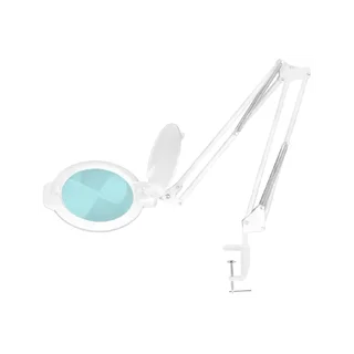 Lupenleuchte LED Lupenleuchte Moonlight 8013/6" weiß für die Tischplatte