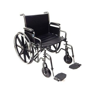 Extra breiter Rollstuhl mit verstärktem Rahmen – Tragkraft: 225 kg