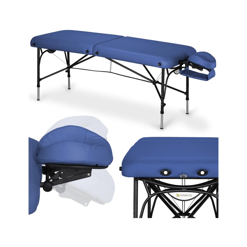 Massageliege Smart Alu 70 Vinyl Flex K015 Blau