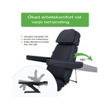 Elektrischer Behandlungsstuhl - Selia PRO 4 - schwarz