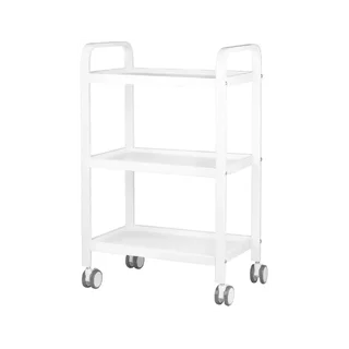 Trolley Kosmetikwagen auf Rollen Hs09 weiß