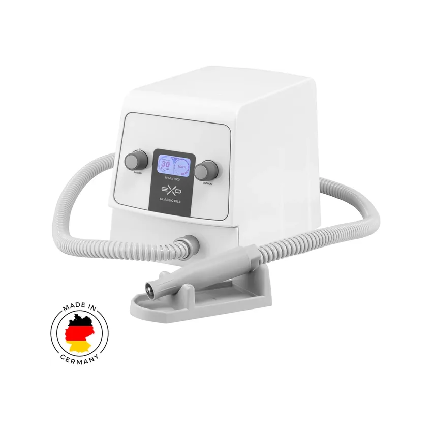 Exo Classic File Neues Fußpflegegerät mit Staubabsorber