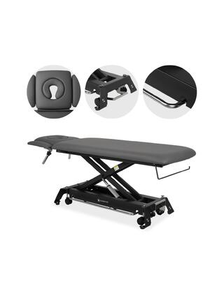 Evero Cross X4 ERGO Behandlungsliege mit Fußstütze – grau