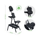 Energy-Massagesessel – schwarz