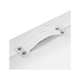 BALANCE Klappbarer Massagetisch aus Aluminium, dreiteilig – weiß
