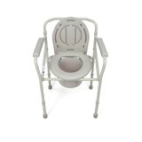 Klappbarer Duschstuhl mit Toilettenfunktion