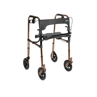 Rollator 4-Rad mit Bremse und Sitz - DEFENDER