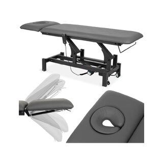 Massageliege Fortis 2 ERGO, elektrische Höhenverstellung, Handfernbedienung, Rollen