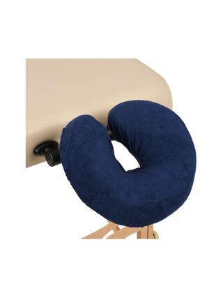 Frottee-Kopfstützenbezug - blau