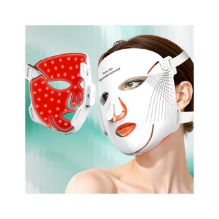 Rotlichtmaske LED 4D - Gesichtsmaske