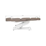 Elektrischer Behandlungsstuhl SILLON CLASSIC mit 3 Motoren – braun